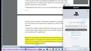 PlayStation party chat on PC Join PlayStation Party On Windows PC [upl. by Gaiser]