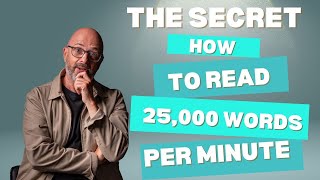 Unlock the Secret to Reading 25000 Words Per Minute 🧠✨ [upl. by Abbey]