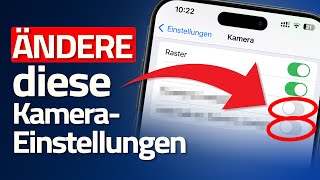 ÄNDERE diese iPhone Kamera Einstellungen [upl. by Atipul]