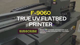 Digital UV Flatbed PrinterMetal Sheet Printing Machine True 9060 UV Flatbed Printer [upl. by Kos536]