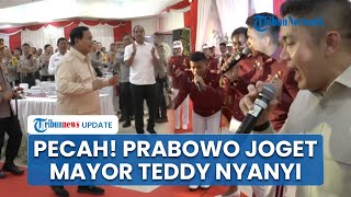 Momen Gemas Presiden Prabowo amp Mayor Teddy Joget hingga Nyanyi O Ulate Bersama Taruna Akpol [upl. by Onileba]