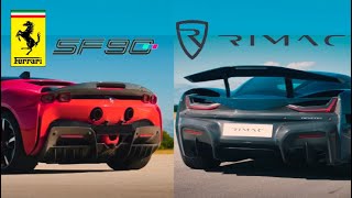 Ferrari SF90 vs RIMAC Nevera [upl. by Sallie497]