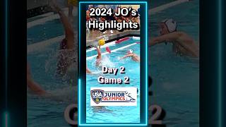 JO Day 2  Game 2  Water Polo Junior Olympics usawp olympics highlights [upl. by Filbert660]