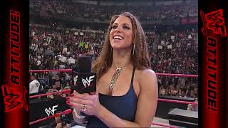 Stephanie McMahon announces a surprise to Triple H  WWF RAW 2002 [upl. by Enineg]