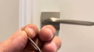 Install a Pocket Door and Locking Hardware  How to [upl. by Dyan]