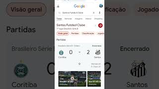 CORITIBA 0 X 2 SANTOS CAMPEONATO BRAS8LEIRO SERIE B 2024 2535 [upl. by Bara]