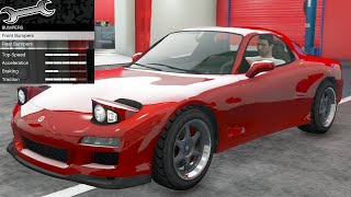 GTA 5  DLC Vehicle Customization  Annis ZR350 Mazda RX7 [upl. by Jariv]