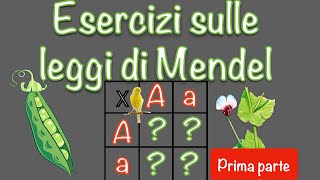 CORSO DI BIOLOGIA  Lezione 06  Le leggi di Mendel e le malattie cromosomiche [upl. by Thamos]