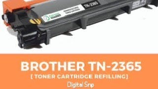 Brother Cartridge Refilling  Brother HLL2366dw how to fix replace toner  Brother Printer Reset [upl. by Robaina441]