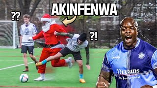 Akinfenwa Destroys Amateur Footballers As Santa [upl. by Aborn417]