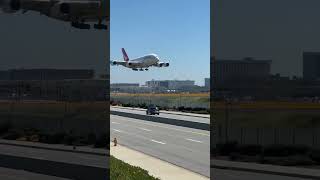 Qantas A380 Landing at LAX shorts subscribe viral [upl. by Greenberg]