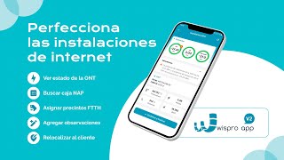 Perfecciona las instalaciones de Internet I Wispro app [upl. by Nreval]