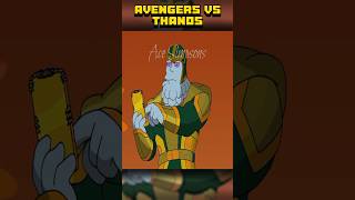 THE AVENGERS IN THE SIMPSONS  funny shorts cartoon [upl. by Kries59]