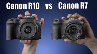 Canon R10 vs Canon R7 Full Comparison [upl. by Jarrow694]