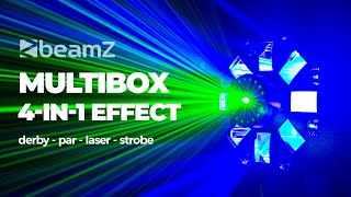 BeamZ Multibox Light Effect with Derby  Par  Strobe  Laser [upl. by Yreffeg]