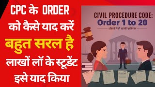 cpc ke order kaise yaad kare  cpc order tricks  how to learn cpc orders  cpc lecture series [upl. by Pardo]