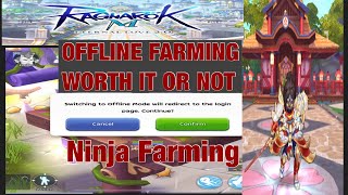 OFFLINE FARMING RAGNAROK MOBILE  NINJA CLASS [upl. by Faxon]