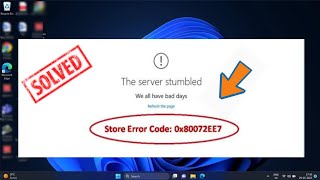 How to Fix Windows Store Error Code 0x80072ee7 in Windows 1110 EASY [upl. by Flossi]