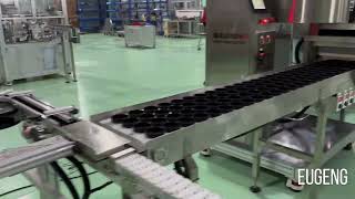 Shoe polish filling machine Full automatic shoe polish filling line shoe polish hot filler [upl. by Anizor]