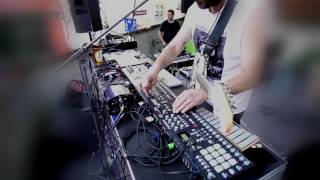 nthirteen Elektron Octatrack Rytm Analog 4 OP1 Guitar Ambient Impro Liveset Fête 2017 [upl. by Neelear]