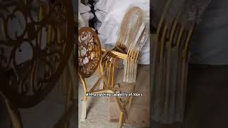 Whats new design chiavari chair for wedding event rentalsmetal chaivari chair gold tiffany chair [upl. by Berta]