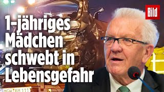 Winfried Kretschmann So kam es zu dem schweren AutobahnUnfall [upl. by Cis]