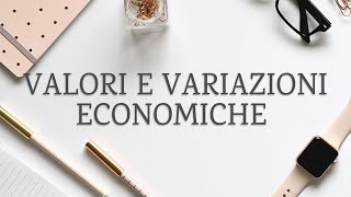 Valori e variazioni economiche  Economia Aziendale per tutti [upl. by Jonell83]