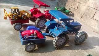 Mini tractor parts set  Mahindra 2996 Sonalika 5549 John deara 4255 toy video [upl. by Temhem]