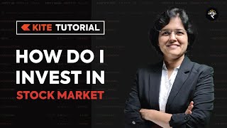 How do I invest in Stock Market  Zerodha Kite Tutorial  CA Rachana Ranade [upl. by Vetter]