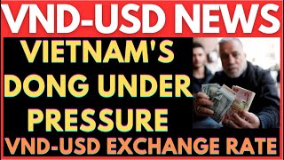 Vietnamese Dong✅ VNDUSD Exchange Rate Fluctuations Today  USD vs VND latest Vietnam Market Trends [upl. by Jsandye]