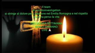 Le live di occultoinvestigation si fermano per una settimana occultoinvestigation [upl. by Kutchins634]