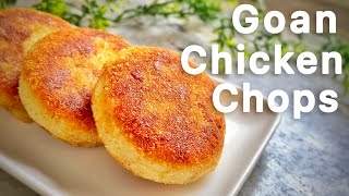 Chicken Potato Chops  Goan Style Chops with Chicken Stuffing [upl. by Mcclary]