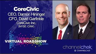 Virtual Roadshow with CoreCivic CXW CEO Damon Hininger amp CFO David Garfinkle [upl. by Brunhild]