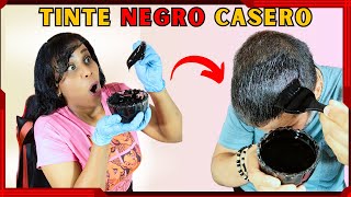 COMO MATIZAR las CANAS con este TINTE NEGRO CASERO  Como TEÑIR la CANAS desde la PRIMERA APLICACIÓN [upl. by Garfinkel318]