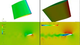 Strömungsabriss an einer Tragfläche [upl. by Ayra]