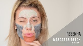 Resenha da Mel Máscaras faciais Detox de argila pura LOréal [upl. by Martinelli]