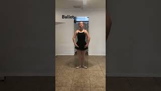 Ballet Shorts Demi Plié Fourth Position 4 Beats JacklynDougherty shorts balletkids [upl. by Nollad]