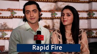 Rapid Fire with RadhaKrishn’s Sumedh Mudgalkar and Mallika Singh Exclusive [upl. by Orlando831]