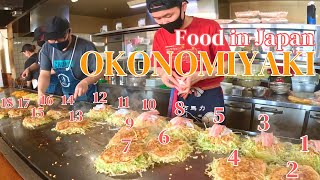 🇯🇵500 sold out a day Amazing Okonomiyaki in Japan  お好み焼き広島 Witness the Masterful Teppan Skills [upl. by Cirek]