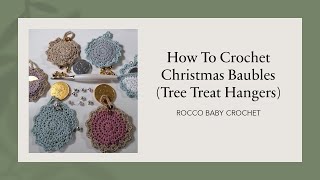 How to Crochet Christmas DecorationsHow to Crochet Chocolate Coin holderCrochet Christmas ornament [upl. by Connel]