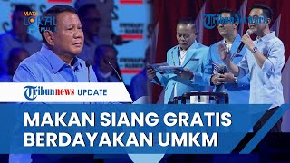 Habiskan Rp 400 T Program Makan Siang dan Susu Gratis PrabowoGibran akan Kerja Sama dengan UMKM [upl. by Tamra]