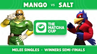 🍵Matcha Cup West Coast  Mang0 Falcon vs Salt Falco  SSBM Melee Winners Semis [upl. by Ahron]