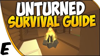 Unturned 30 ➤ SURVIVAL GUIDE  How To Build A Base Base Building Storage Crafting Part 3 [upl. by Torhert]