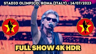 LIGABUE live STADIO OLIMPICO  ROMA ITALY 14072023  FULL SHOW 4K HDR ligabue [upl. by Bridie872]