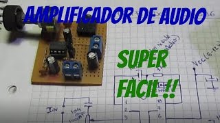 Amplificador de audio lm386 [upl. by Nirrat]