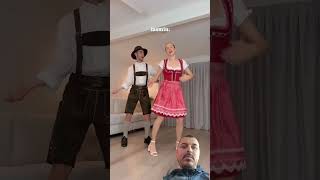 German dance 💃 viral trend funny dance trending [upl. by Hiasi]