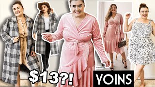 HUGE 400 YOINS PLUS SIZE TRY ON HAUL  AUTUMN FASHION ad [upl. by Arad]