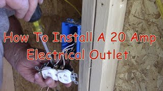 How to Wire a 20A GFCI and 20A Receptacle in a 2Gang Box Fast and Safely [upl. by Kcirdor]