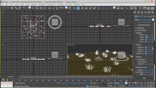 Autograss plugin for 3DS Max 2009 [upl. by Nalaf732]