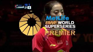 Badminton Highlights Xuerui Li vs Shixian Wang  ALL ENGLAND 2014 WS Finals [upl. by Baynebridge]